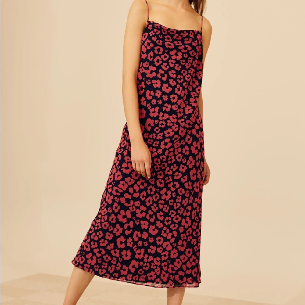 C/meo collective so settled dress hot pink